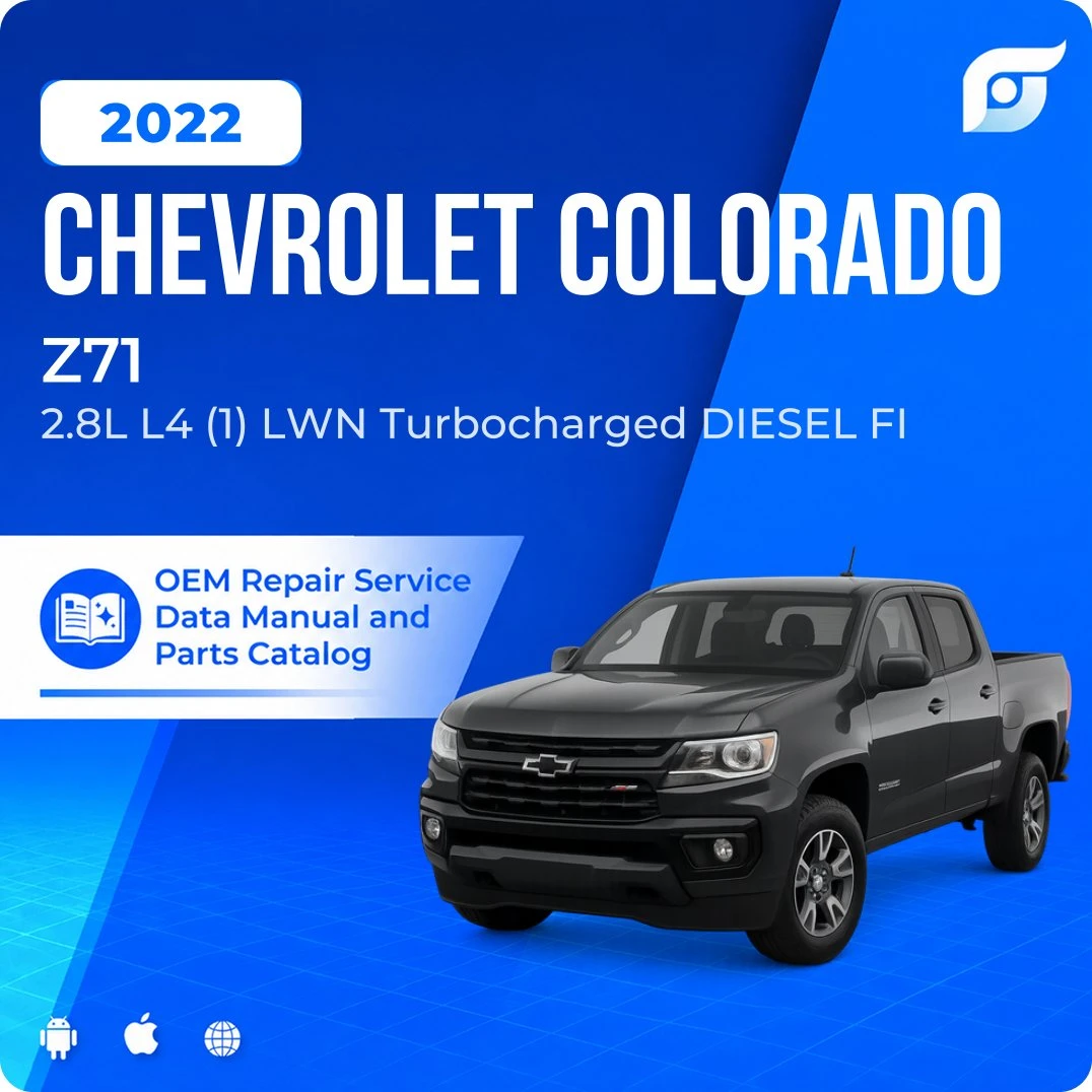 2022 Chevrolet Colorado Z71 - OEM Repair Service Manual