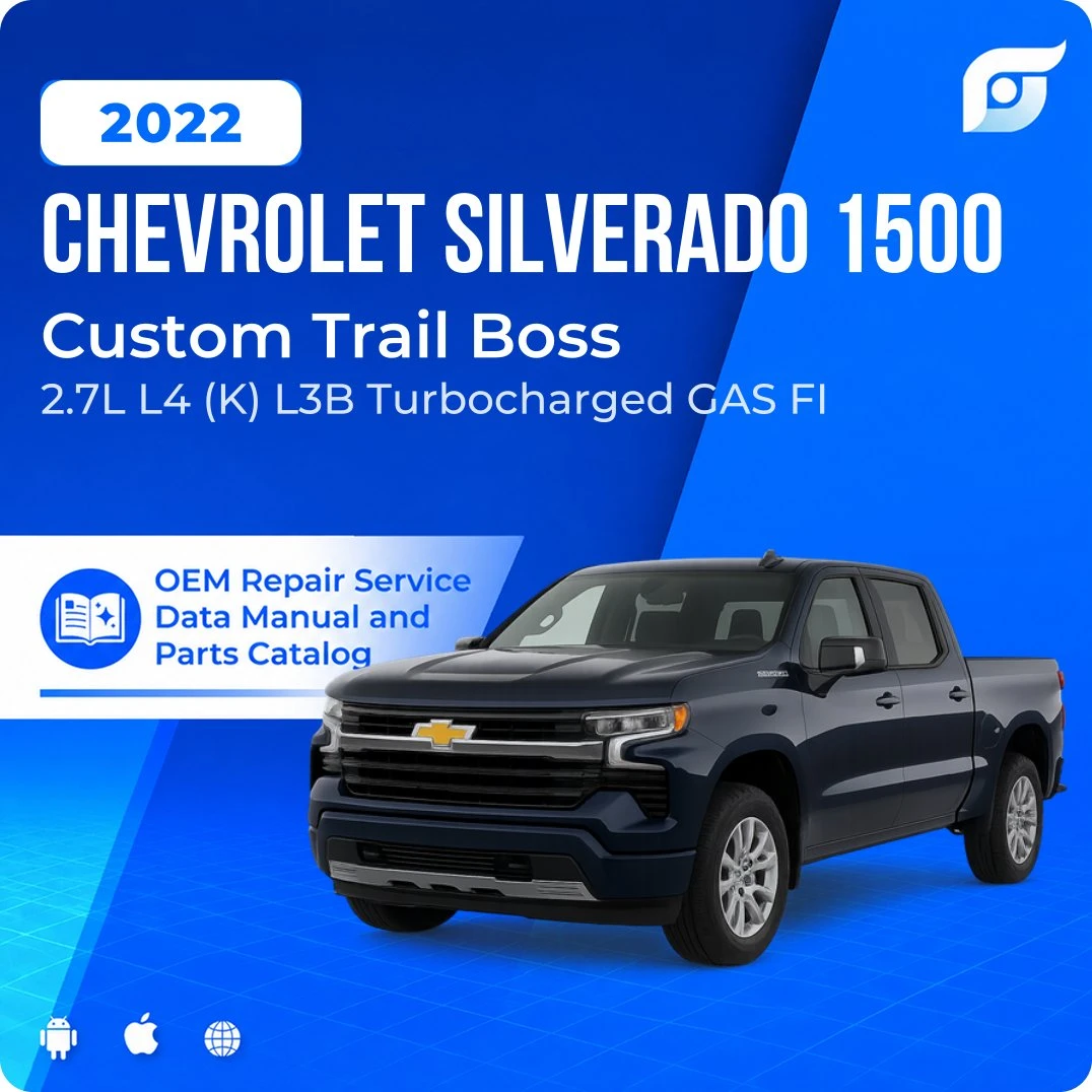 2022 Chevrolet Silverado 1500 Custom Trail Boss - OEM Repair Service Manual