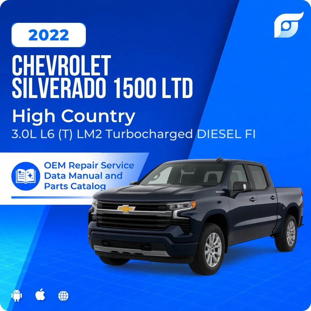 2022 Chevrolet Silverado 1500 LTD High Country - OEM Repair Service Manual