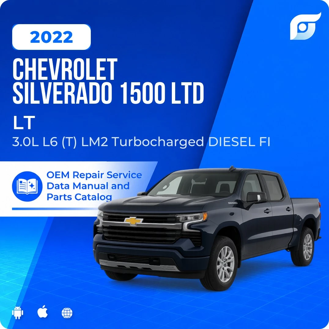 2022 Chevrolet Silverado 1500 LTD LT - OEM Repair Service Manual