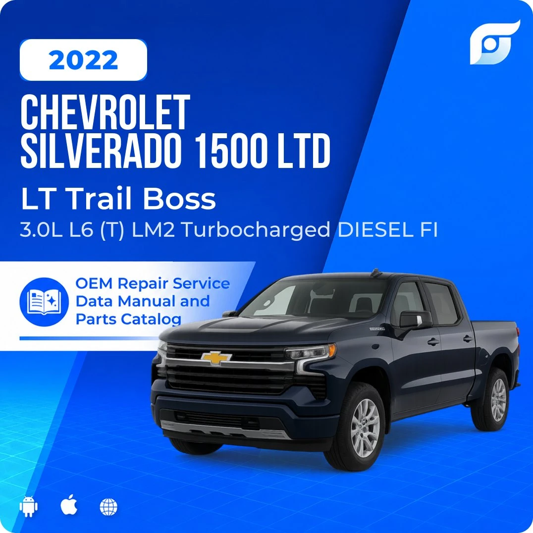 2022 Chevrolet Silverado 1500 LTD LT Trail Boss - OEM Repair Service Manual