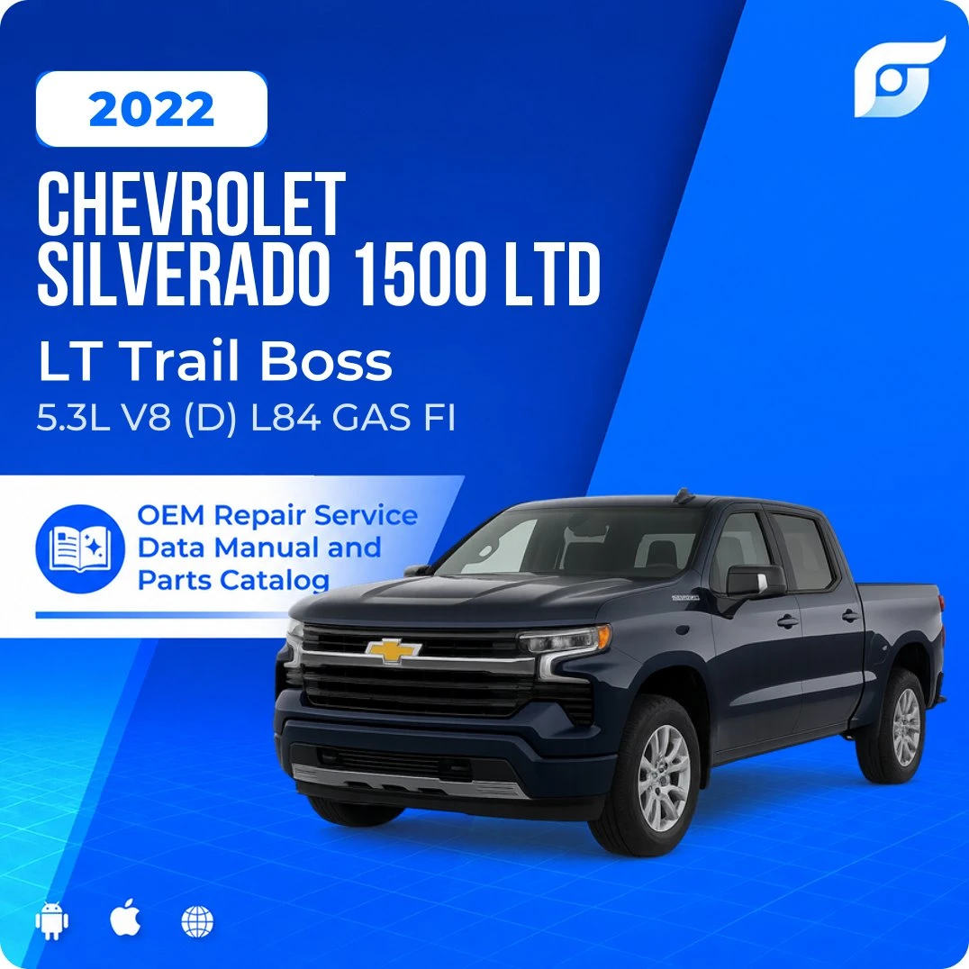 2022 Chevrolet Silverado 1500 LTD LT Trail Boss - OEM Repair Service Manual