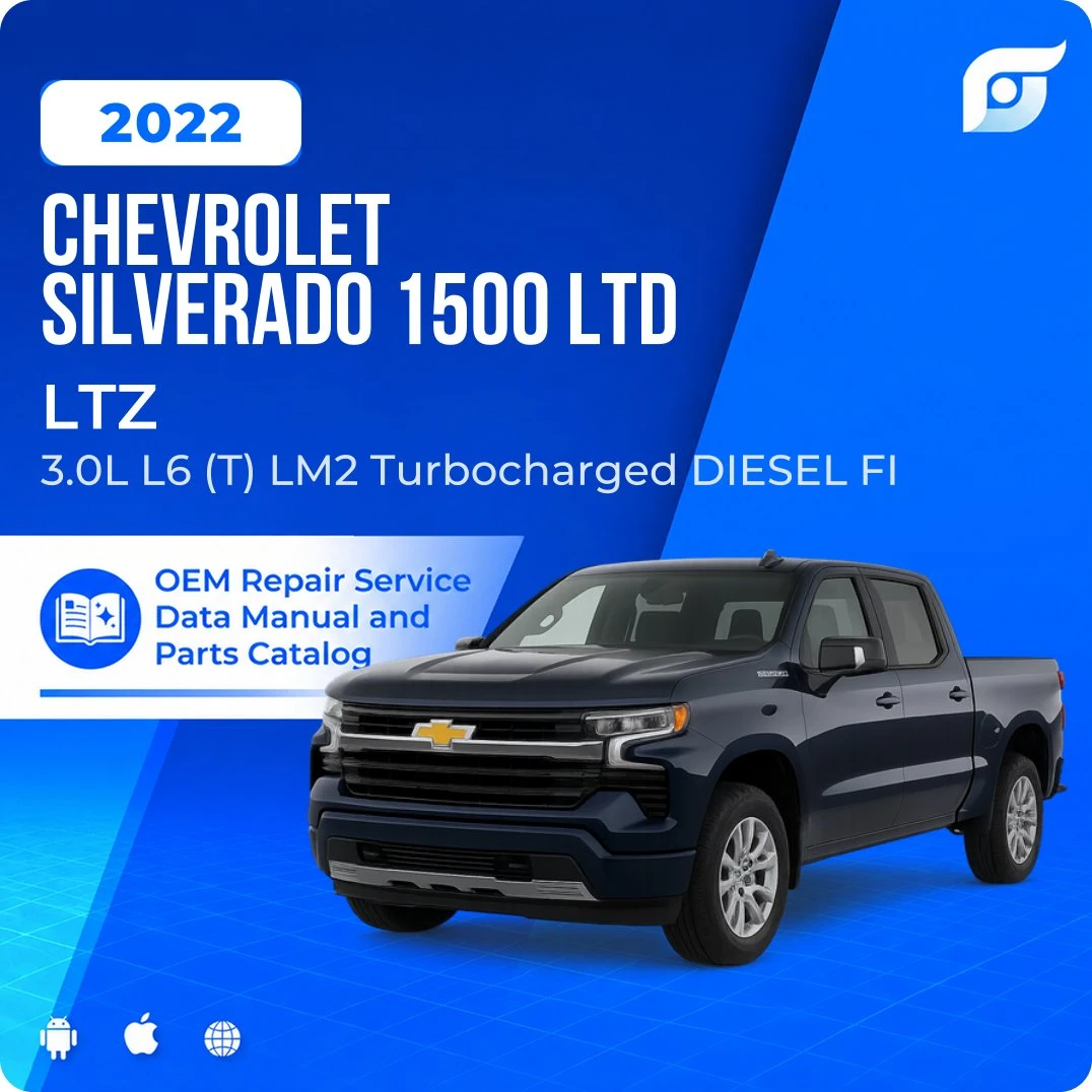 2022 Chevrolet Silverado 1500 LTD LTZ - OEM Repair Service Manual