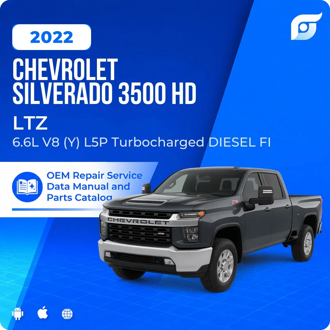 2022 Chevrolet Silverado 3500 HD LTZ - OEM Repair Service Manual