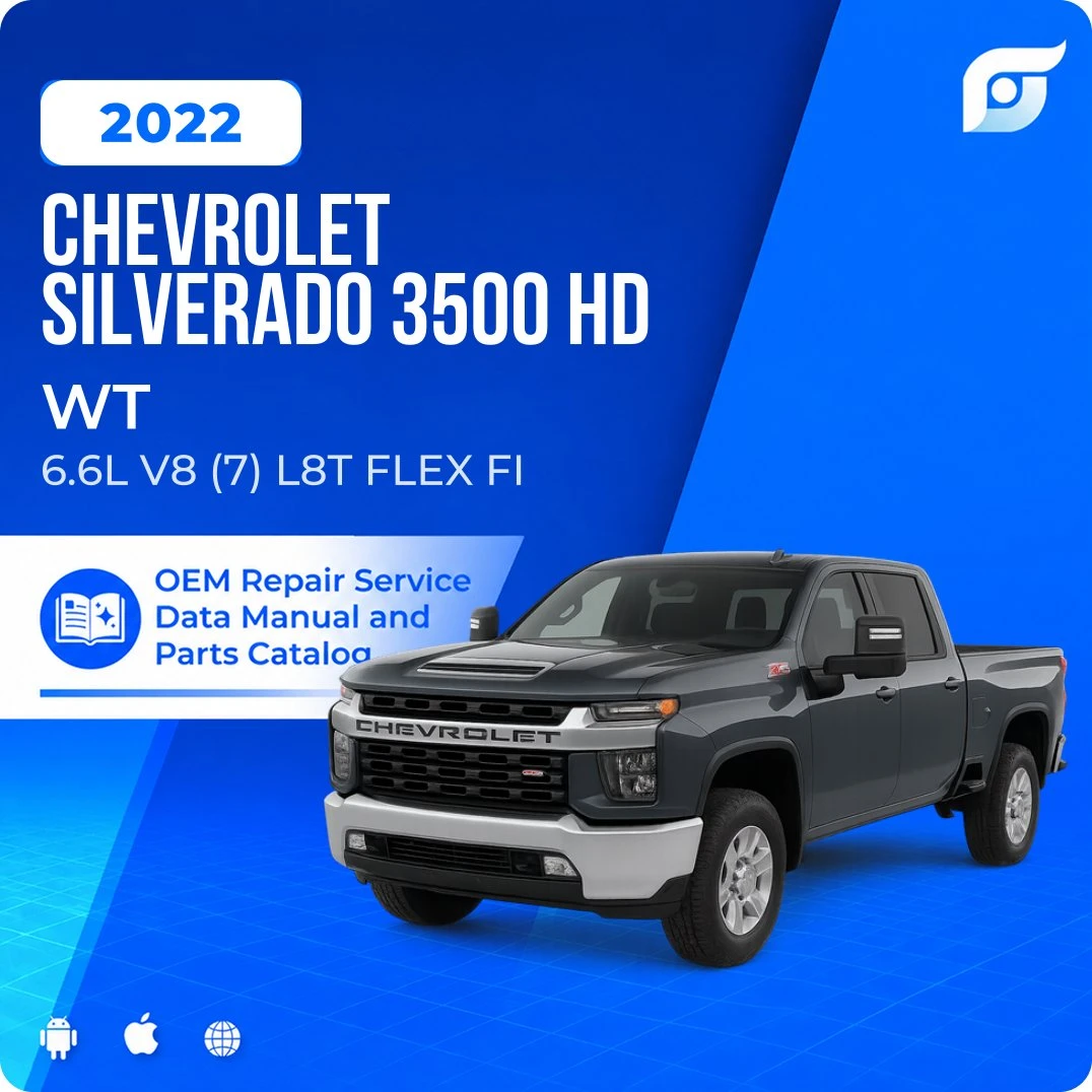 2022 Chevrolet Silverado 3500 HD WT - OEM Repair Service Manual