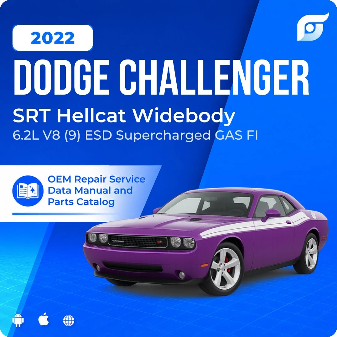 2022 Dodge Challenger SRT Hellcat Widebody - OEM Repair Service Manual