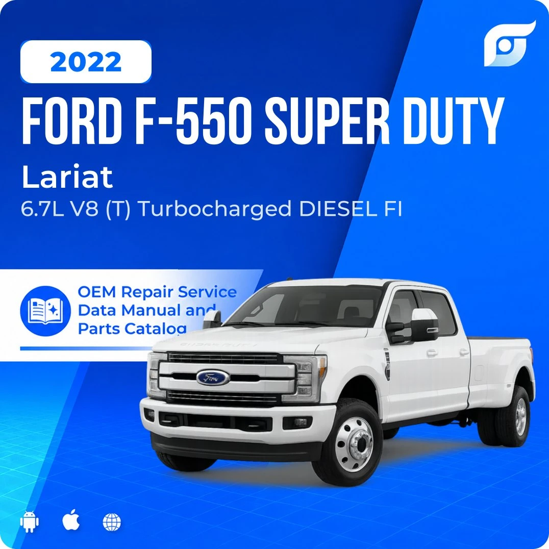 2022 Ford F-550 Super Duty Lariat - OEM Repair Service Manual
