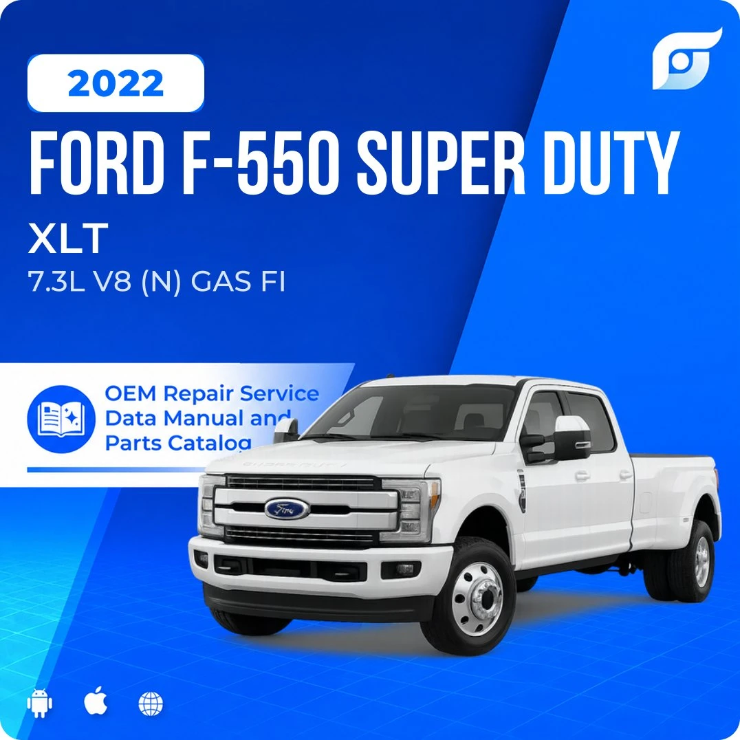 2022 Ford F-550 Super Duty XLT - OEM Repair Service Manual