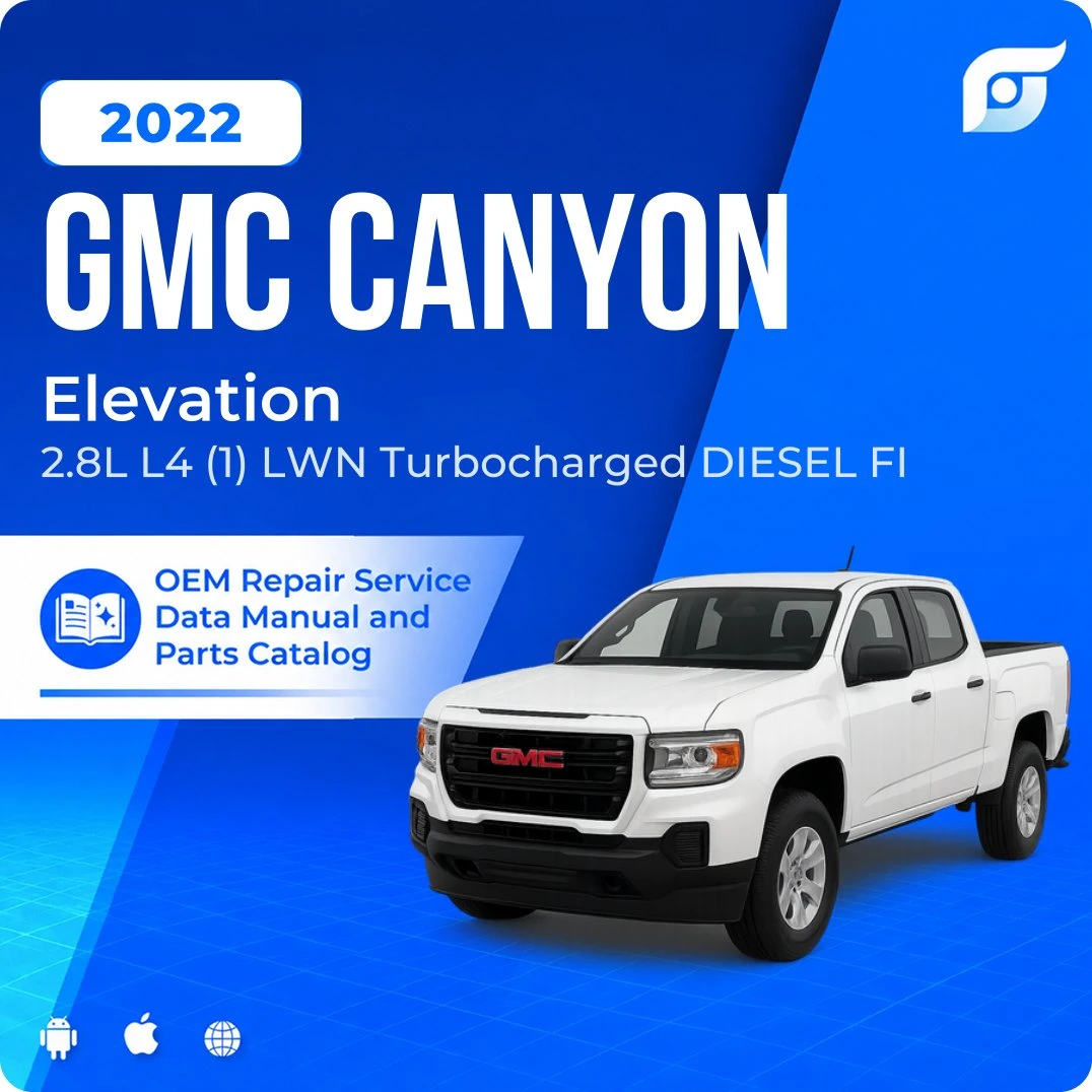 2022 GMC Canyon Elevation - OEM Repair Service Manual