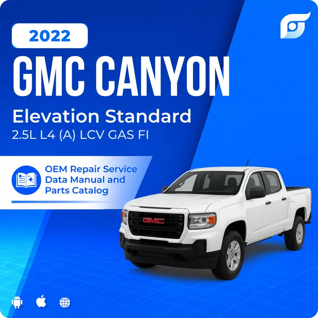 2022 GMC Canyon Elevation Standard - OEM Repair Service Manual