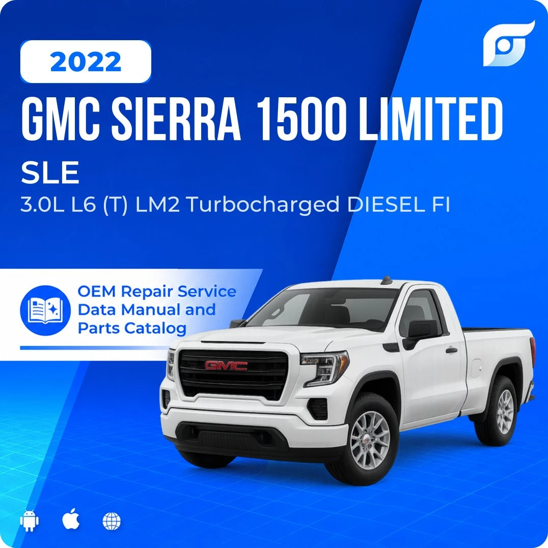 2022 GMC Sierra 1500 Limited SLE - OEM Repair Service Manual