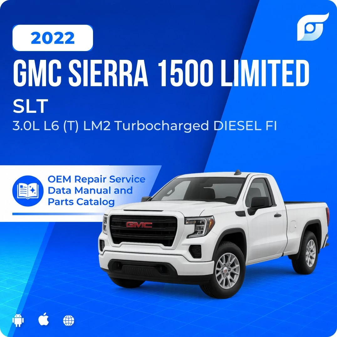 2022 GMC Sierra 1500 Limited SLT - OEM Repair Service Manual