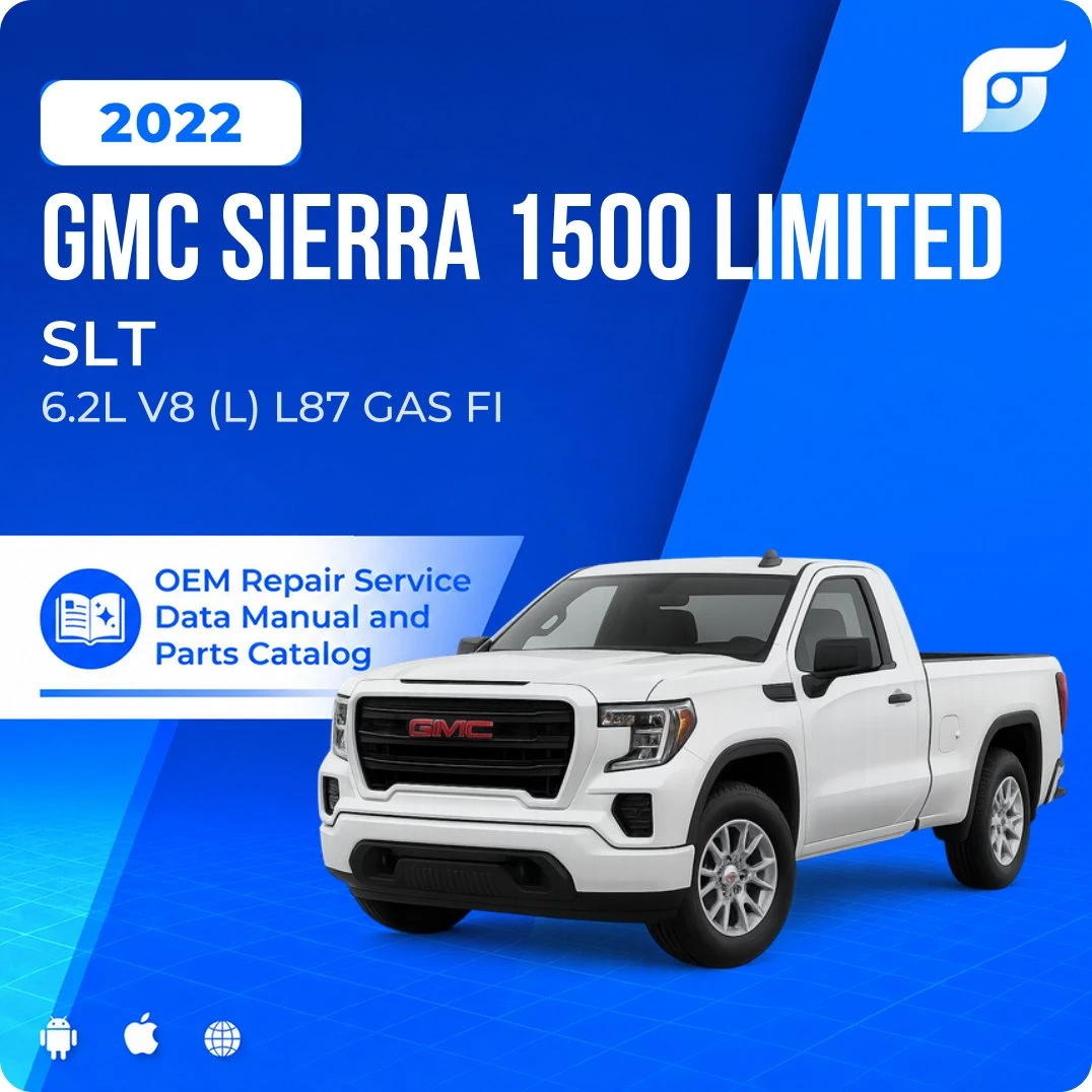 2022 GMC Sierra 1500 Limited SLT - OEM Repair Service Manual