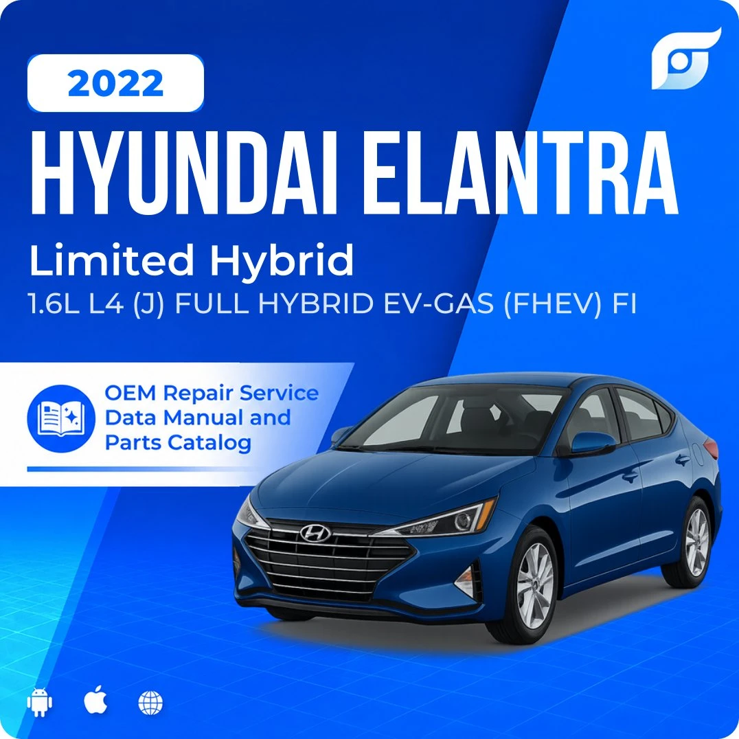 2022 Hyundai Elantra Limited Hybrid - OEM Repair Service Manual