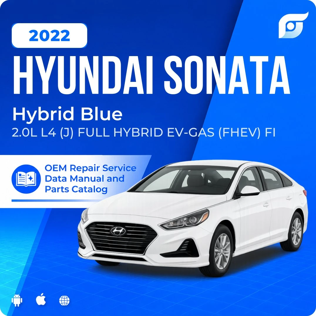 2022 Hyundai Sonata Hybrid Blue - OEM Repair Service Manual