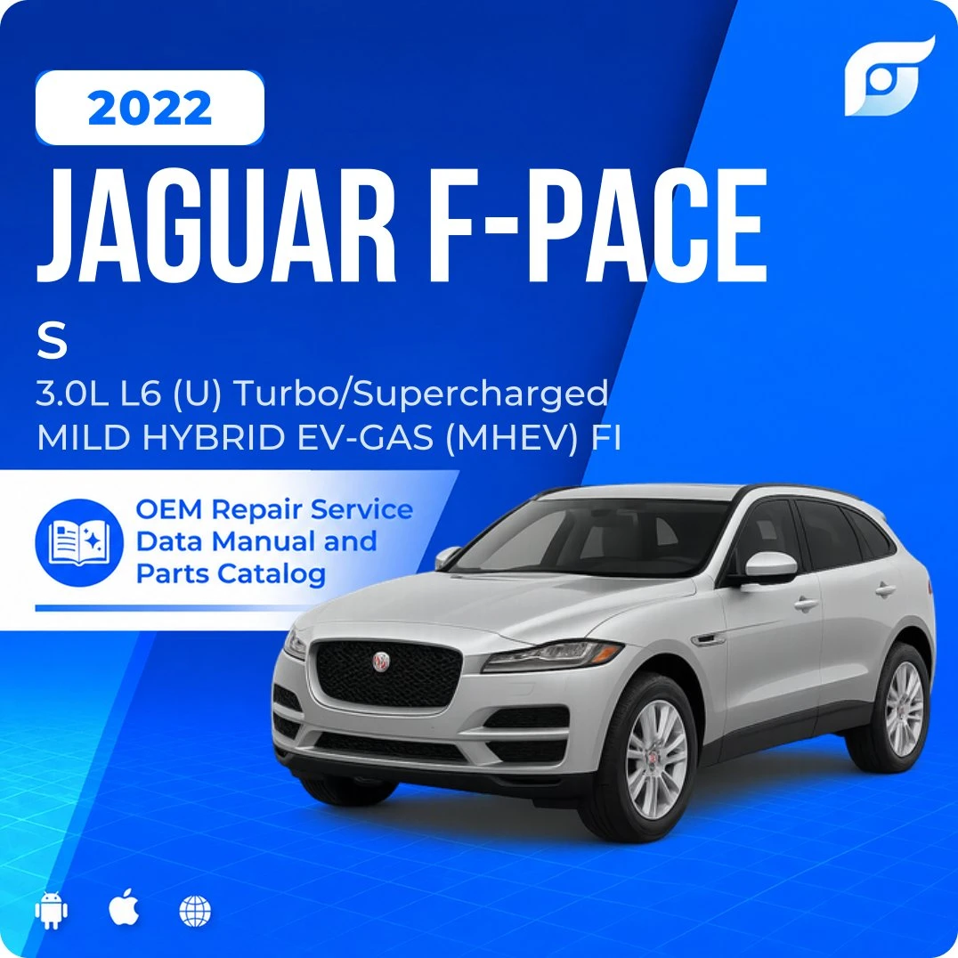 2022 Jaguar F-Pace S - OEM Repair Service Manual