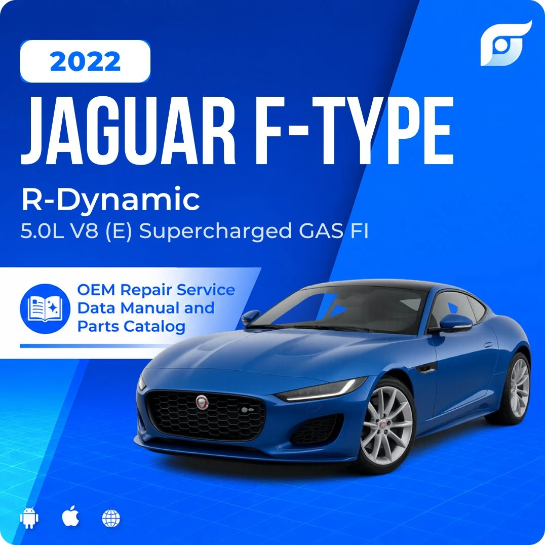 2022 Jaguar F-Type R-Dynamic - OEM Repair Service Manual