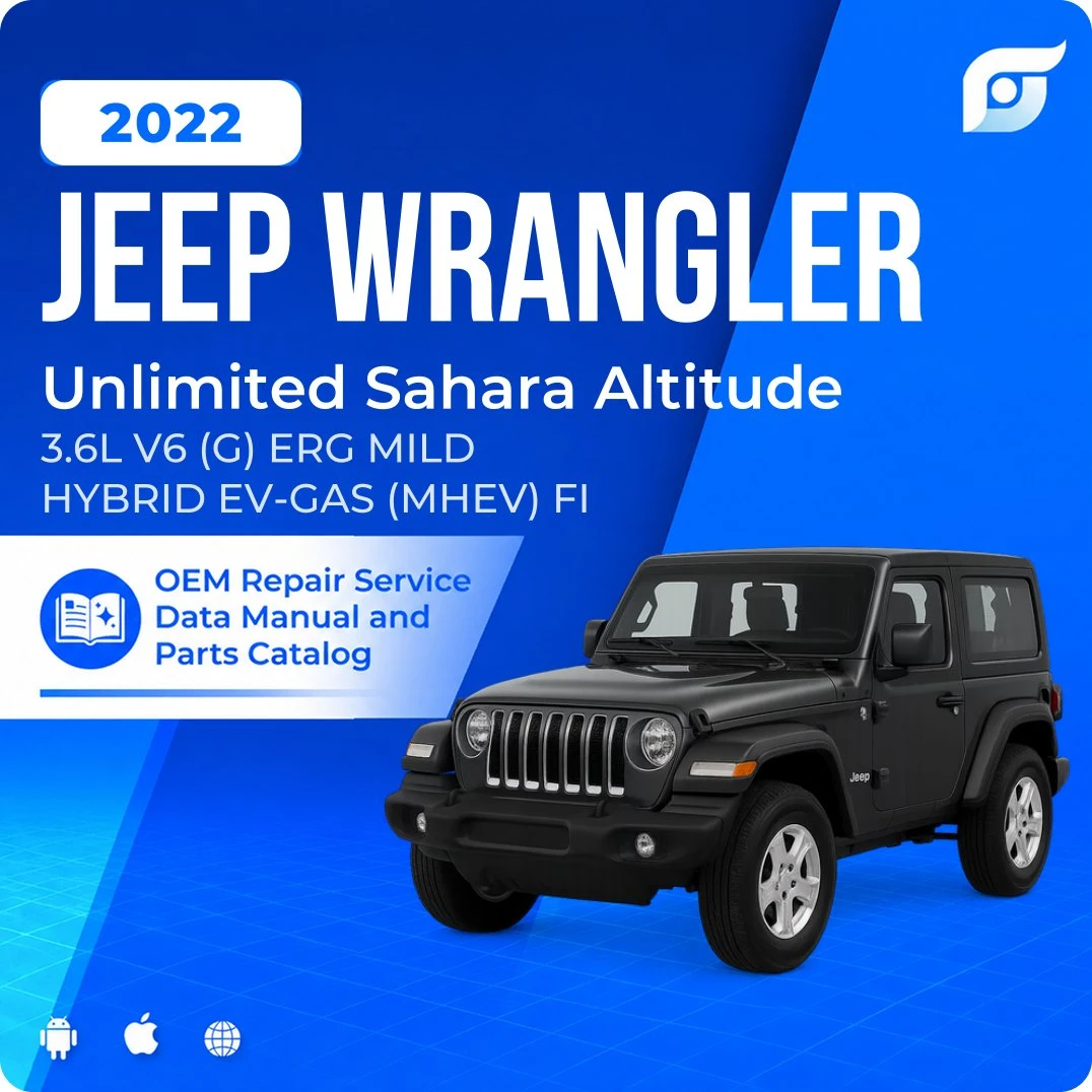 2022 Jeep Wrangler Unlimited Sahara Altitude - OEM Repair Service Manual