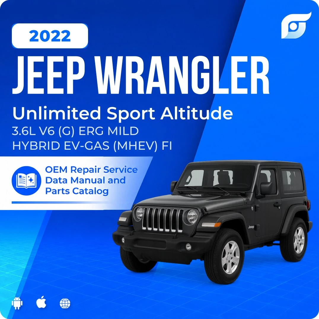 2022 Jeep Wrangler Unlimited Sport Altitude - OEM Repair Service Manual
