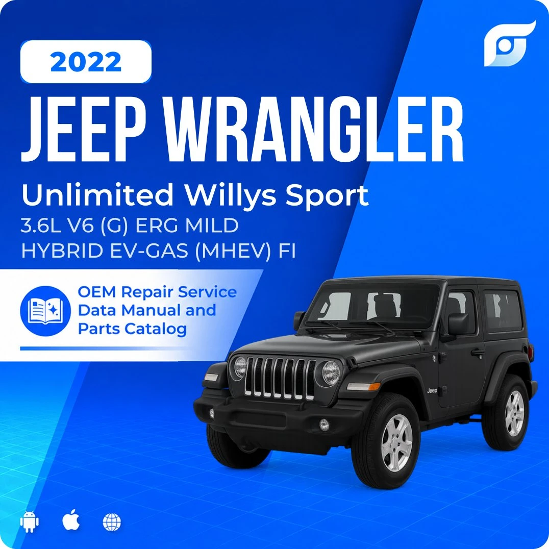2022 Jeep Wrangler Unlimited Willys Sport - OEM Repair Service Manual