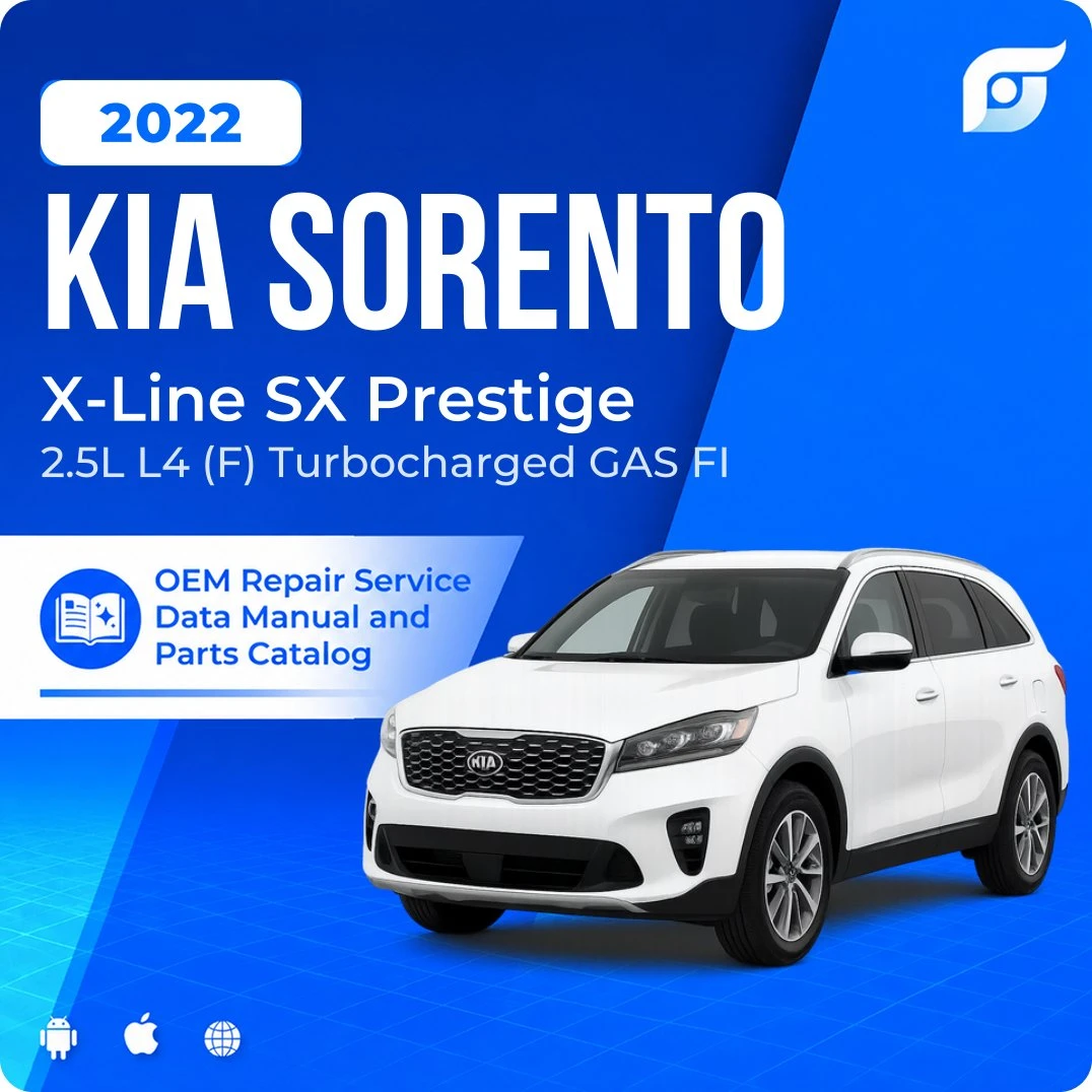 2022 Kia Sorento X-Line SX Prestige - OEM Repair Service Manual