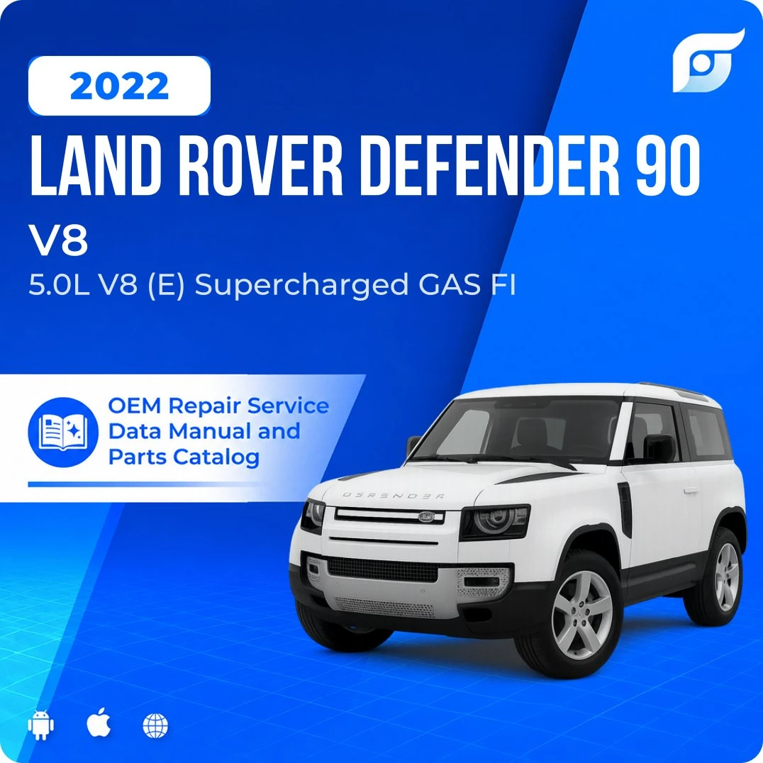 2022 Land Rover Defender 90 V8 - OEM Repair Service Manual