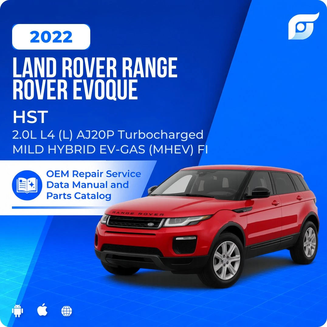 2022 Land Rover Range Rover Evoque HST - OEM Repair Service Manual