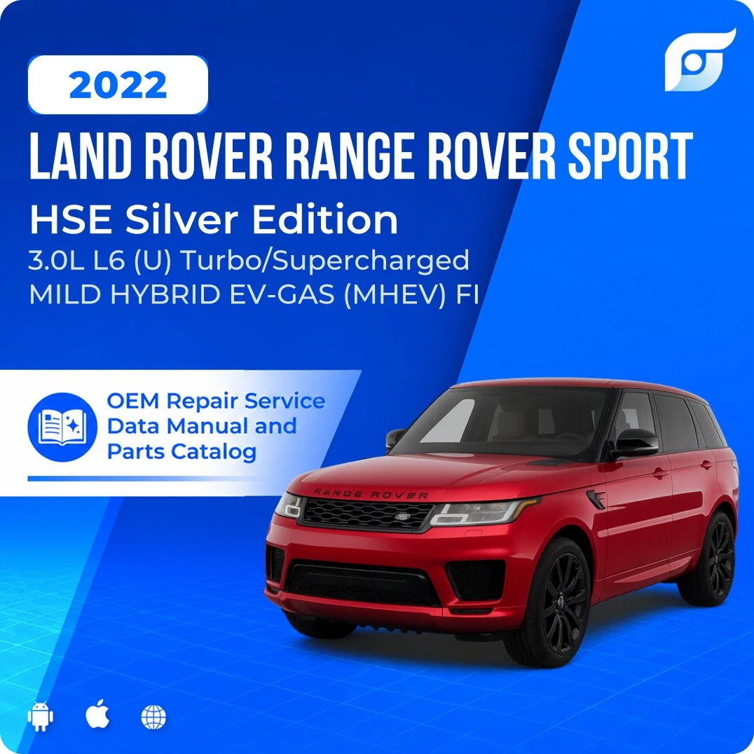2022 Land Rover Range Rover Sport HSE Silver Edition - OEM Repair Service Manual