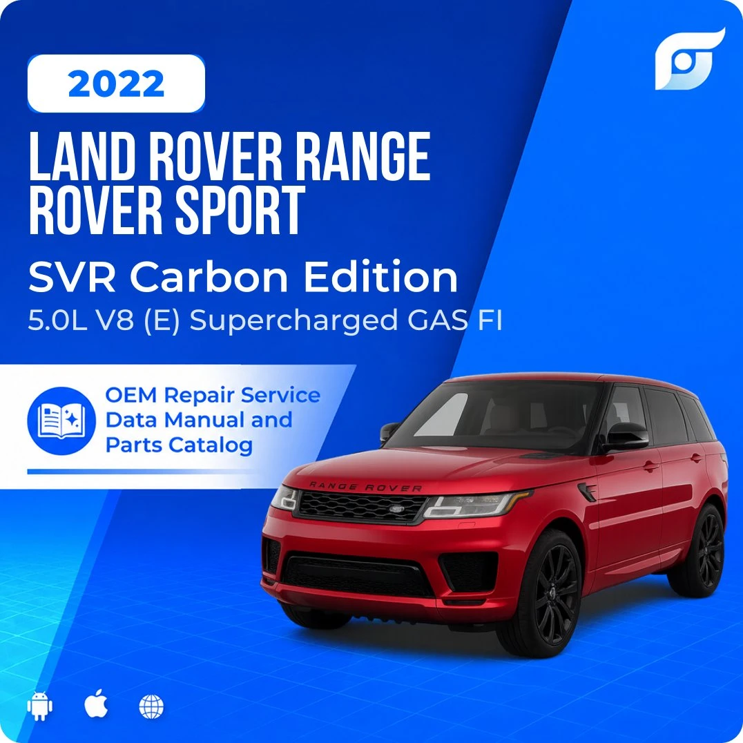 2022 Land Rover Range Rover Sport SVR Carbon Edition - OEM Repair Service Manual