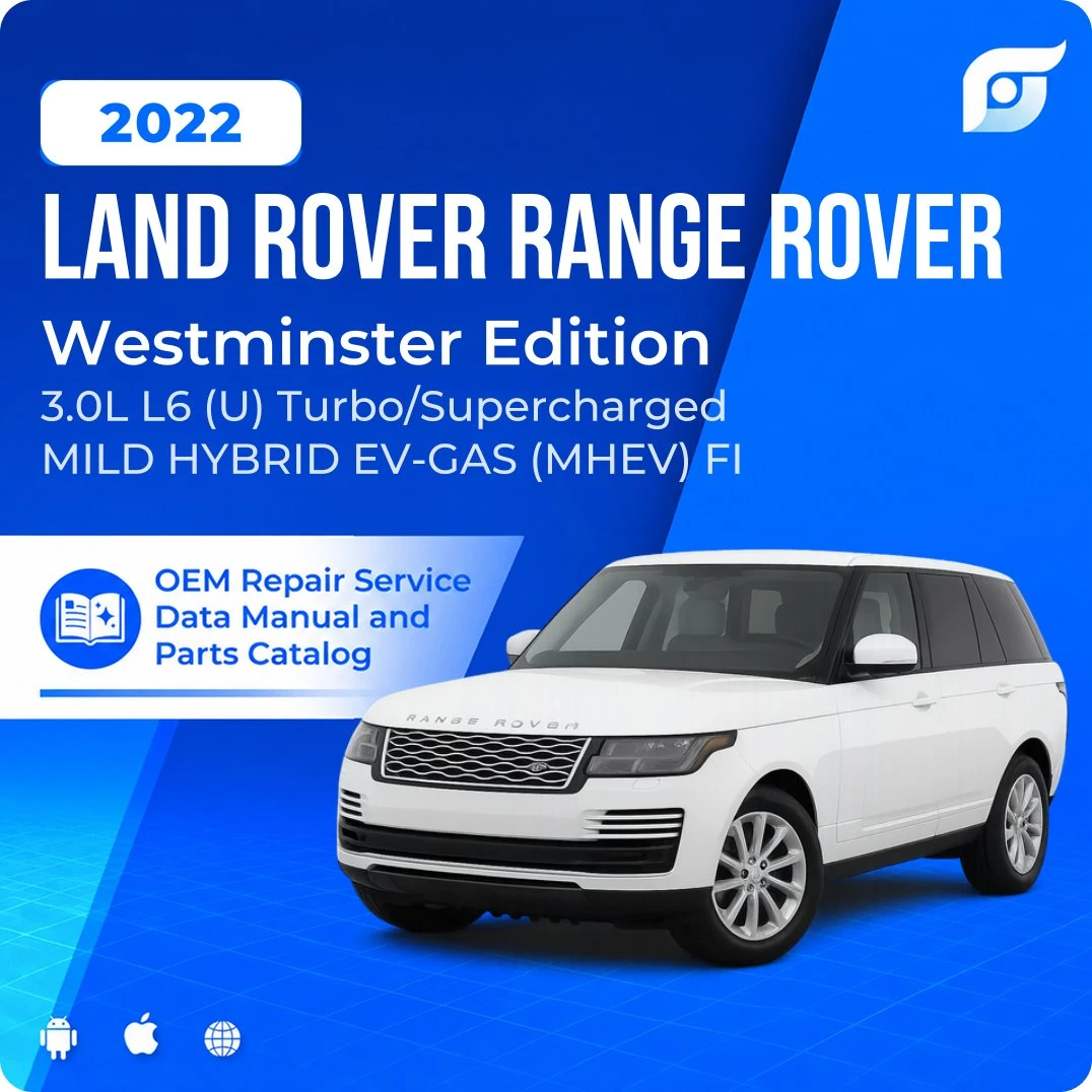 2022 Land Rover Range Rover Westminster Edition - OEM Repair Service Manual