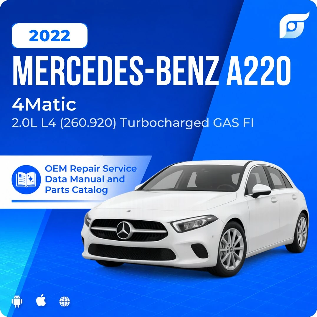 2022 Mercedes-Benz A220 4Matic - OEM Repair Service Manual