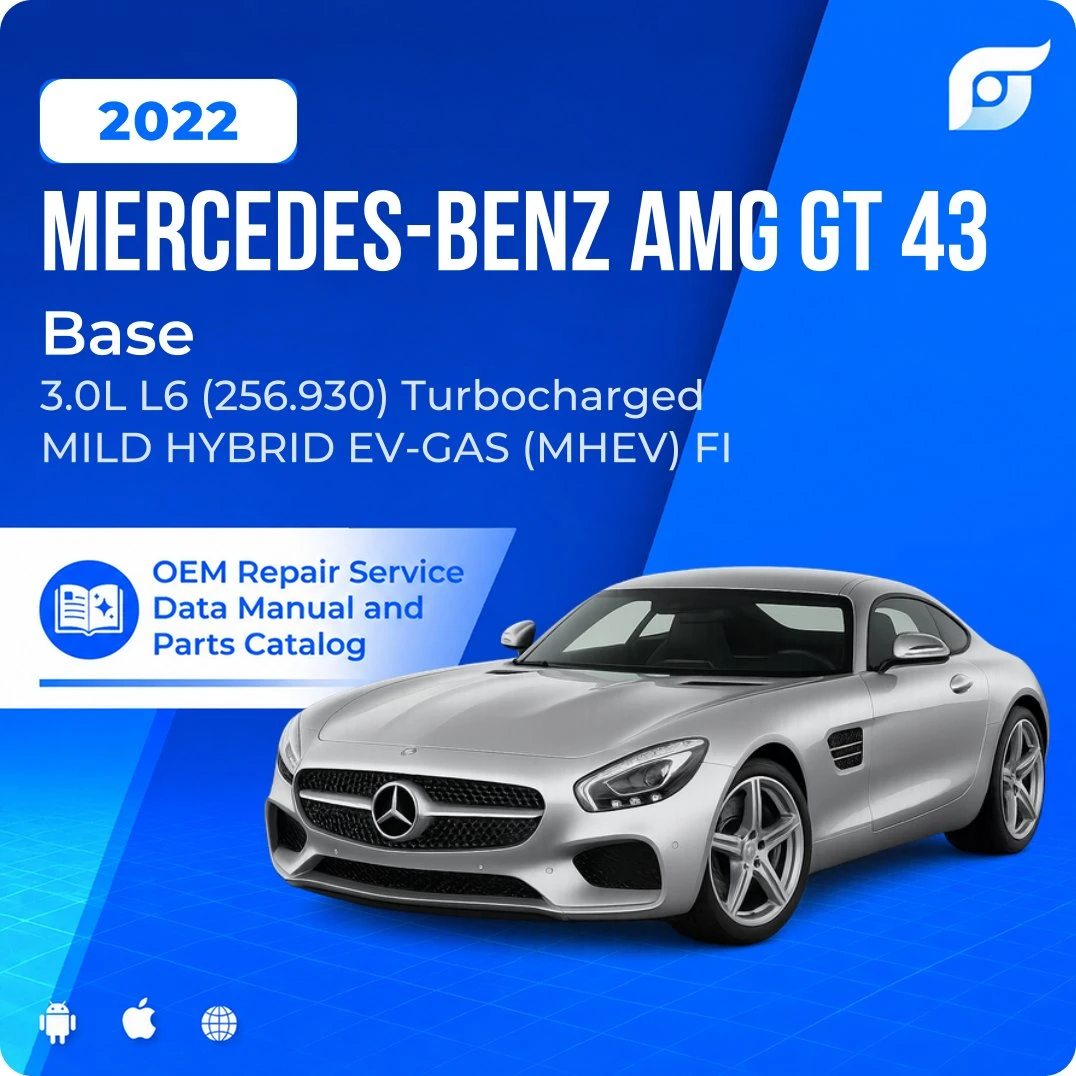 2022 Mercedes-Benz AMG GT 43 Base - OEM Repair Service Manual