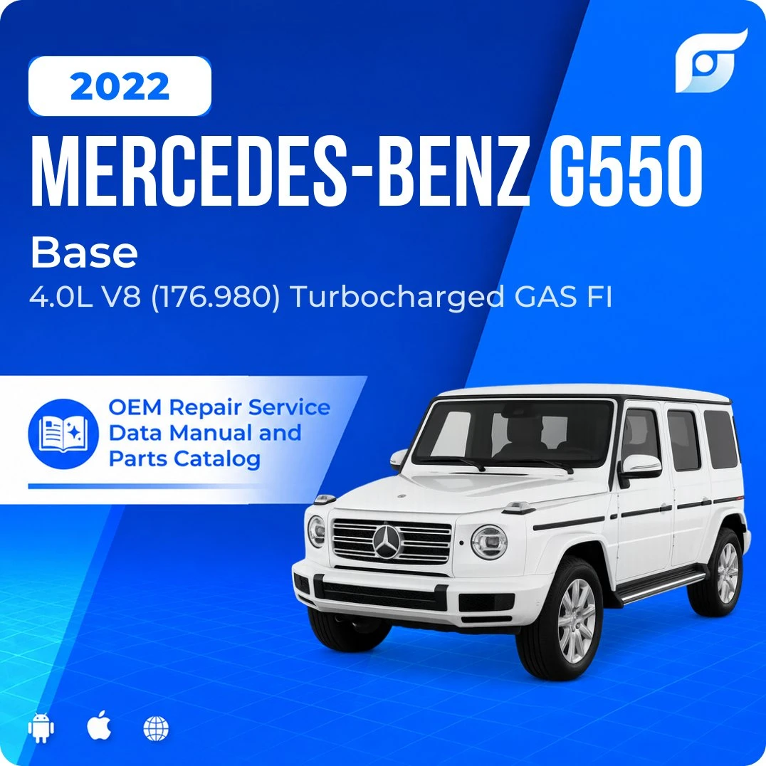 2022 Mercedes-Benz G550 Base - OEM Repair Service Manual