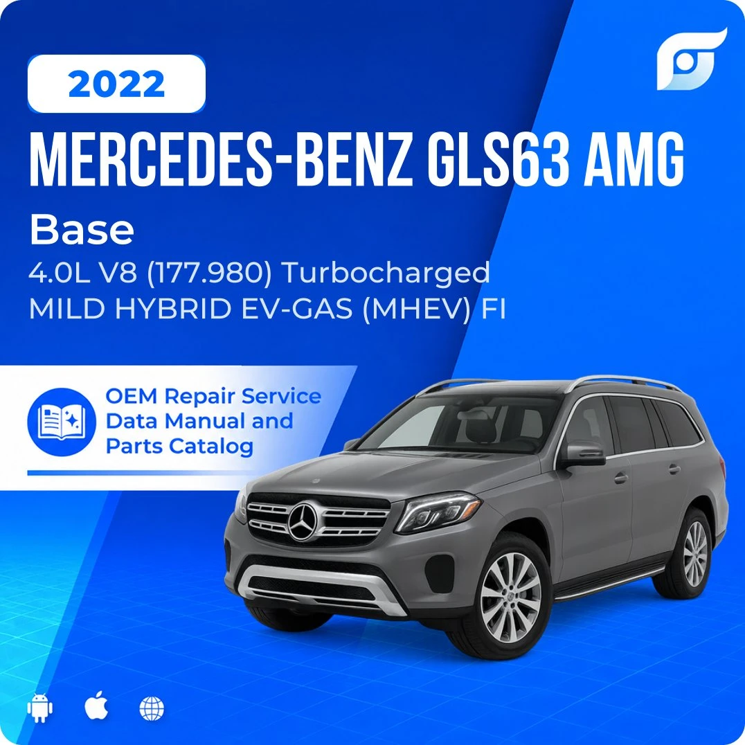 2022 Mercedes-Benz GLS63 AMG Base - OEM Repair Service Manual
