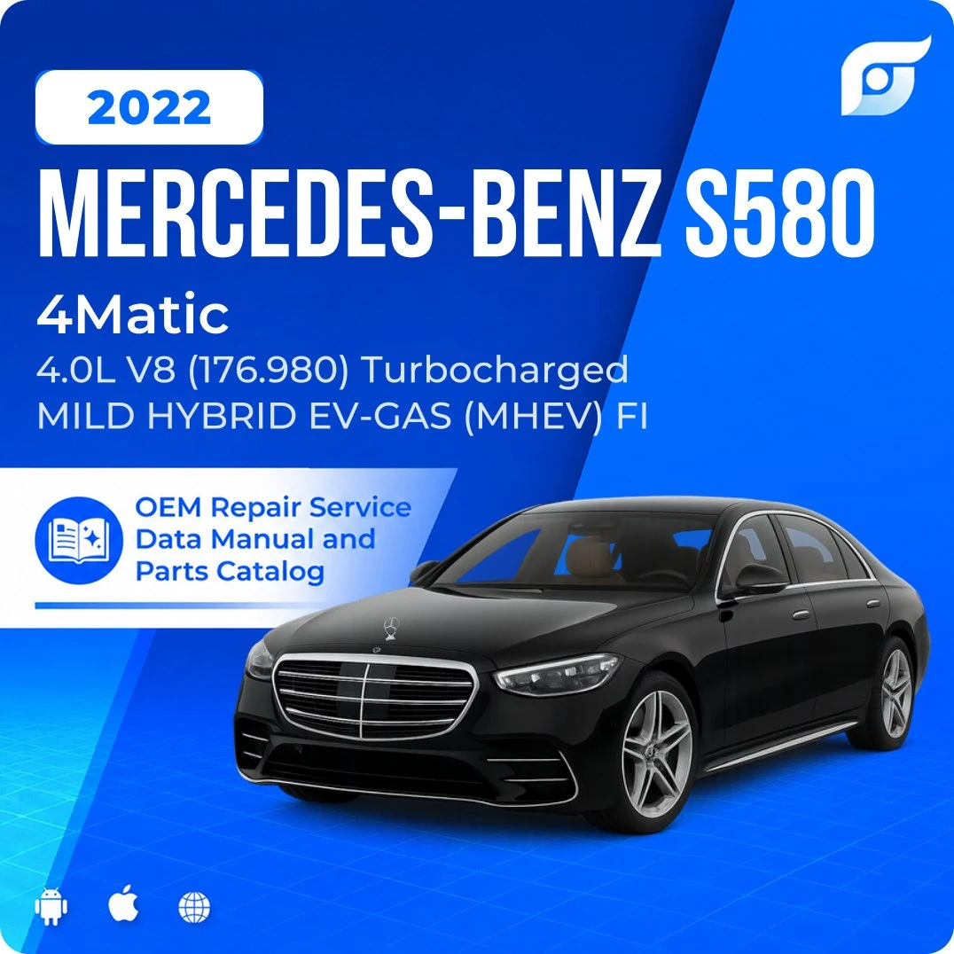 2022 Mercedes-Benz S580 4Matic - OEM Repair Service Manual