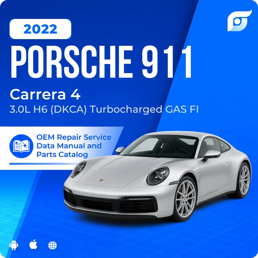 2022 Porsche 911 Carrera 4 - OEM Repair Service Manual