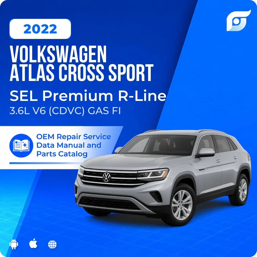 2022 Volkswagen Atlas Cross Sport SEL Premium R-Line - OEM Repair Service Manual