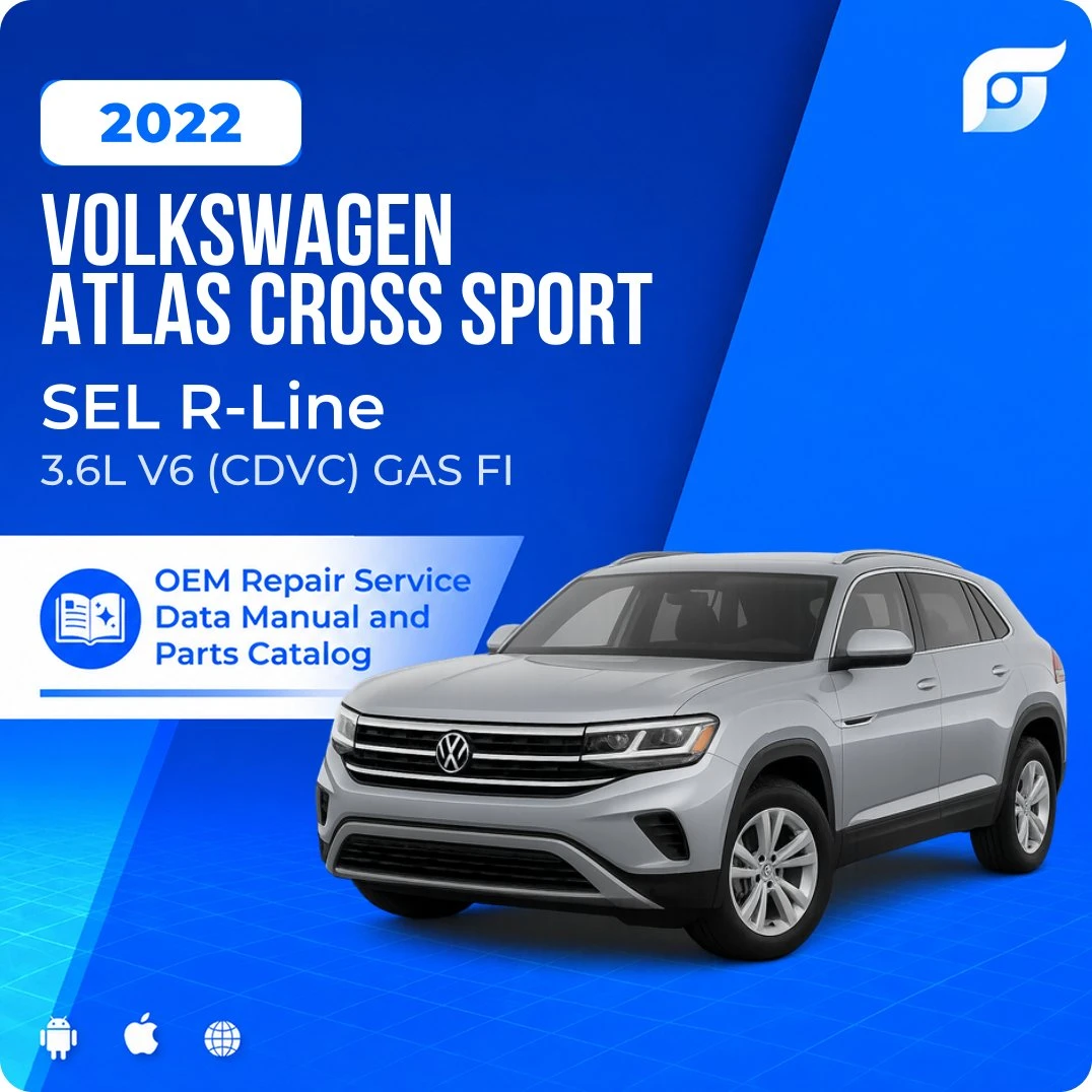 2022 Volkswagen Atlas Cross Sport SEL R-Line - OEM Repair Service Manual