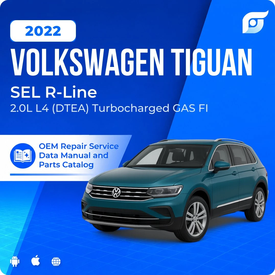 2022 Volkswagen Tiguan SEL R-Line - OEM Repair Service Manual