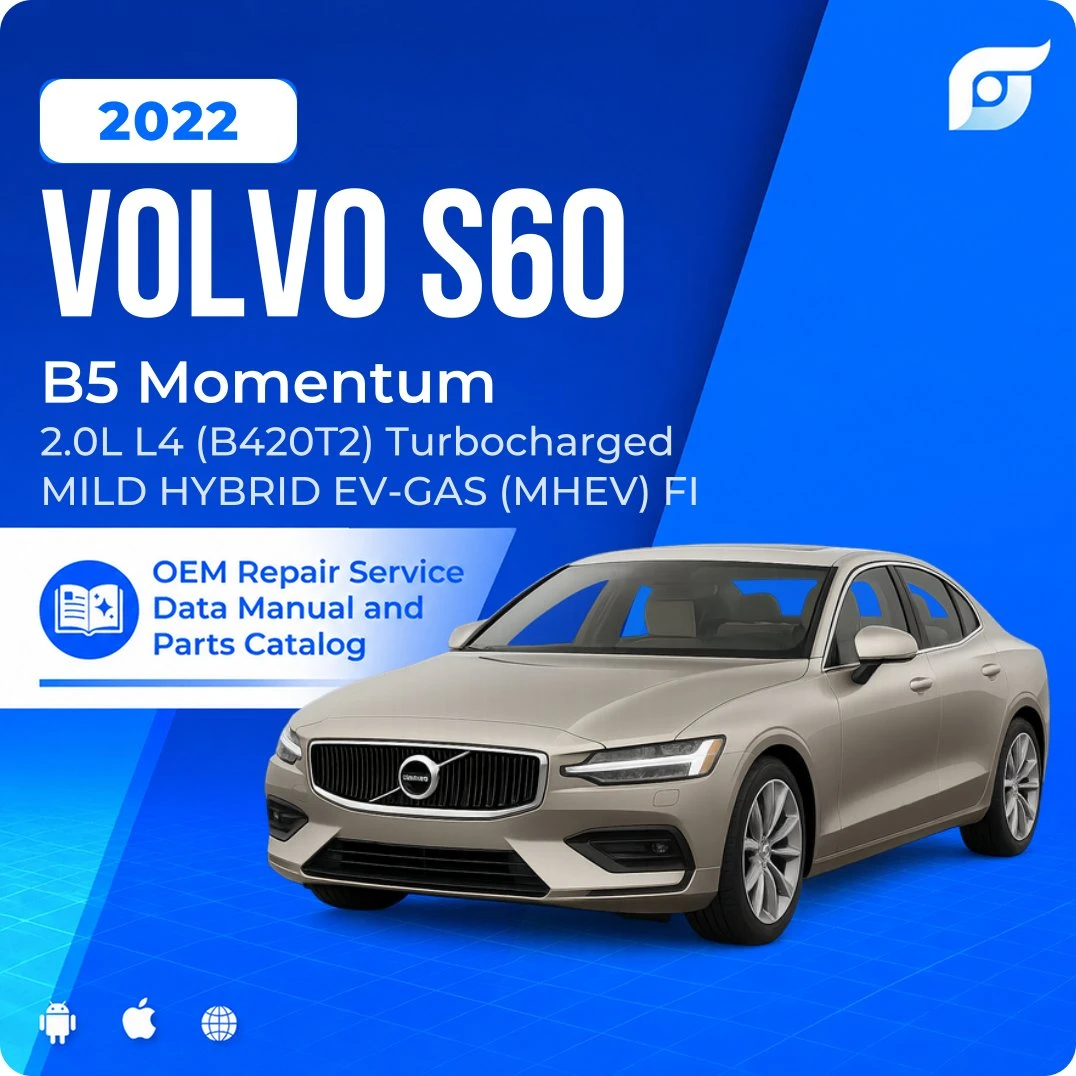 2022 Volvo S60 B5 Momentum - OEM Repair Service Manual