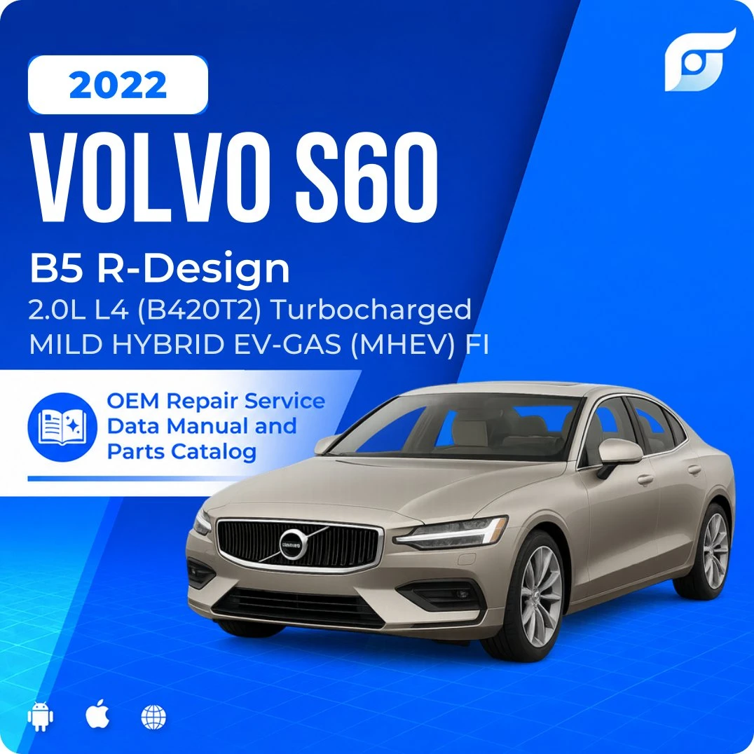 2022 Volvo S60 B5 R-Design - OEM Repair Service Manual