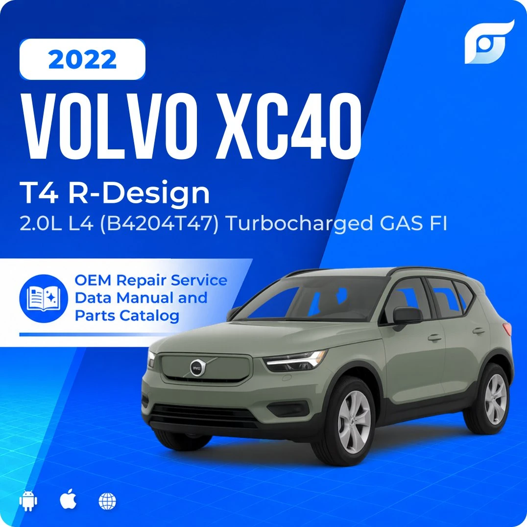 2022 Volvo XC40 T4 R-Design - OEM Repair Service Manual