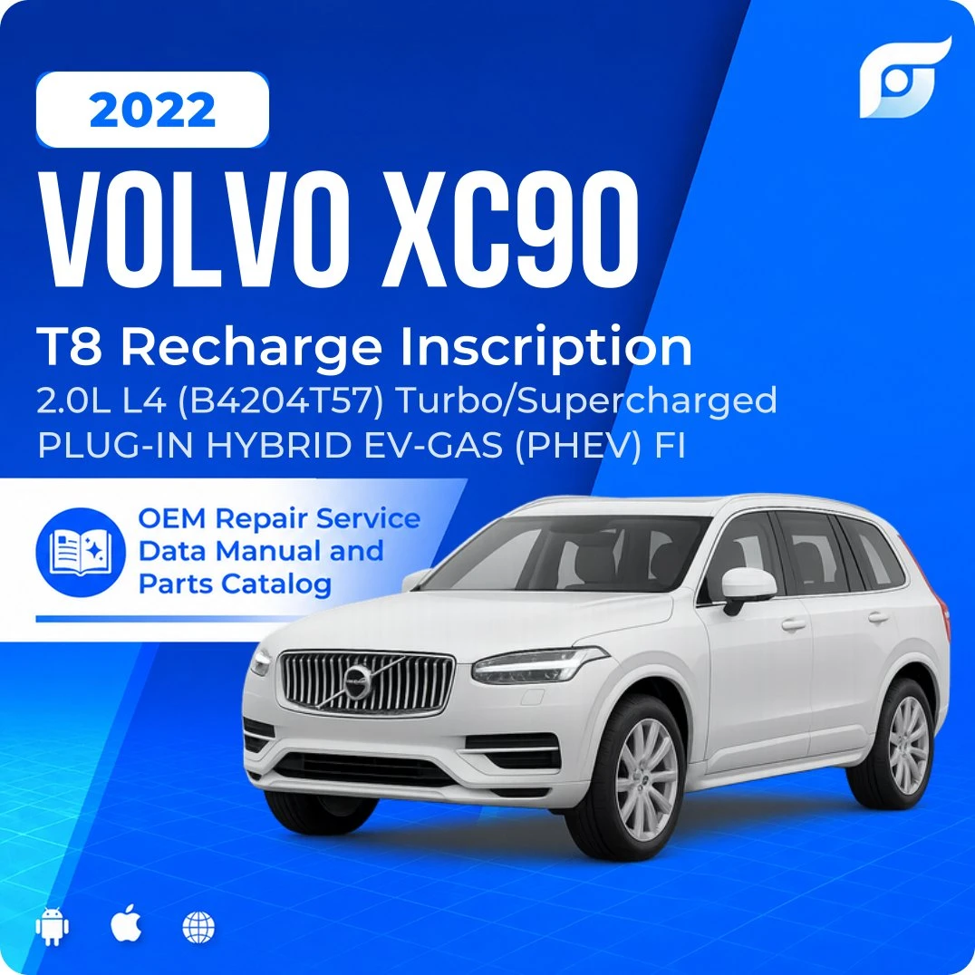 2022 Volvo XC90 T8 Recharge Inscription - OEM Repair Service Manual