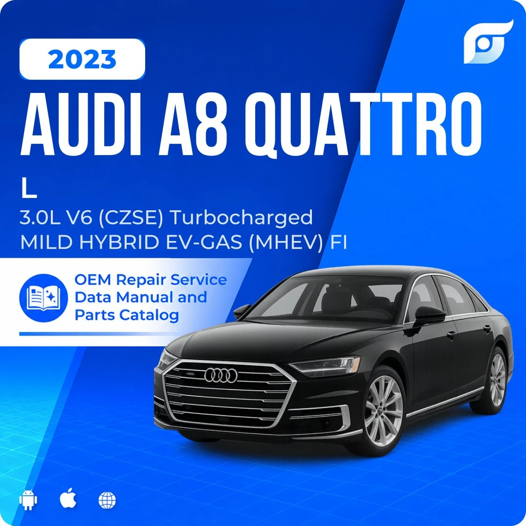 2023 Audi A8 Quattro L - OEM Repair Service Manual