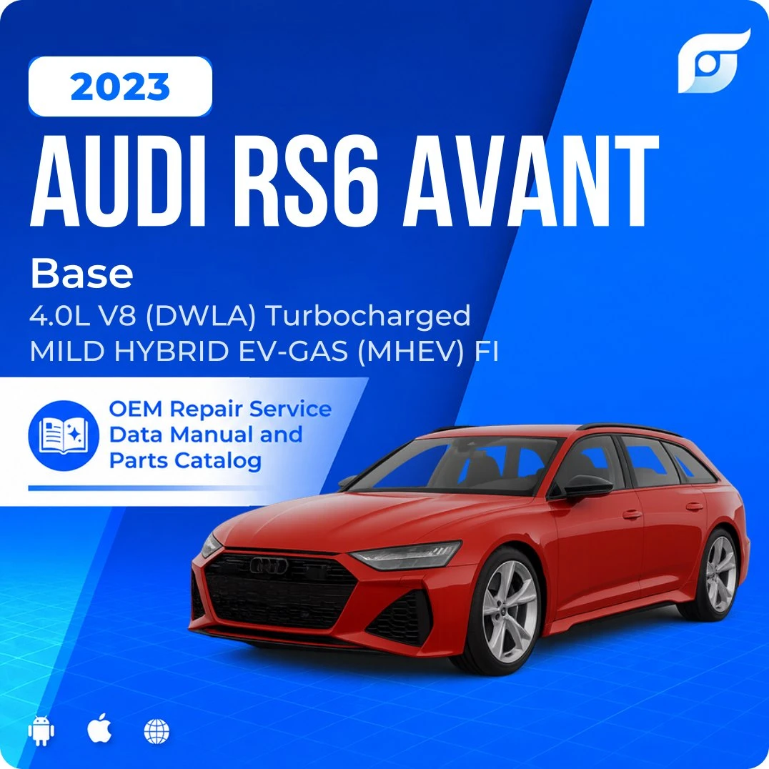 2023 Audi RS6 Avant Base - OEM Repair Service Manual