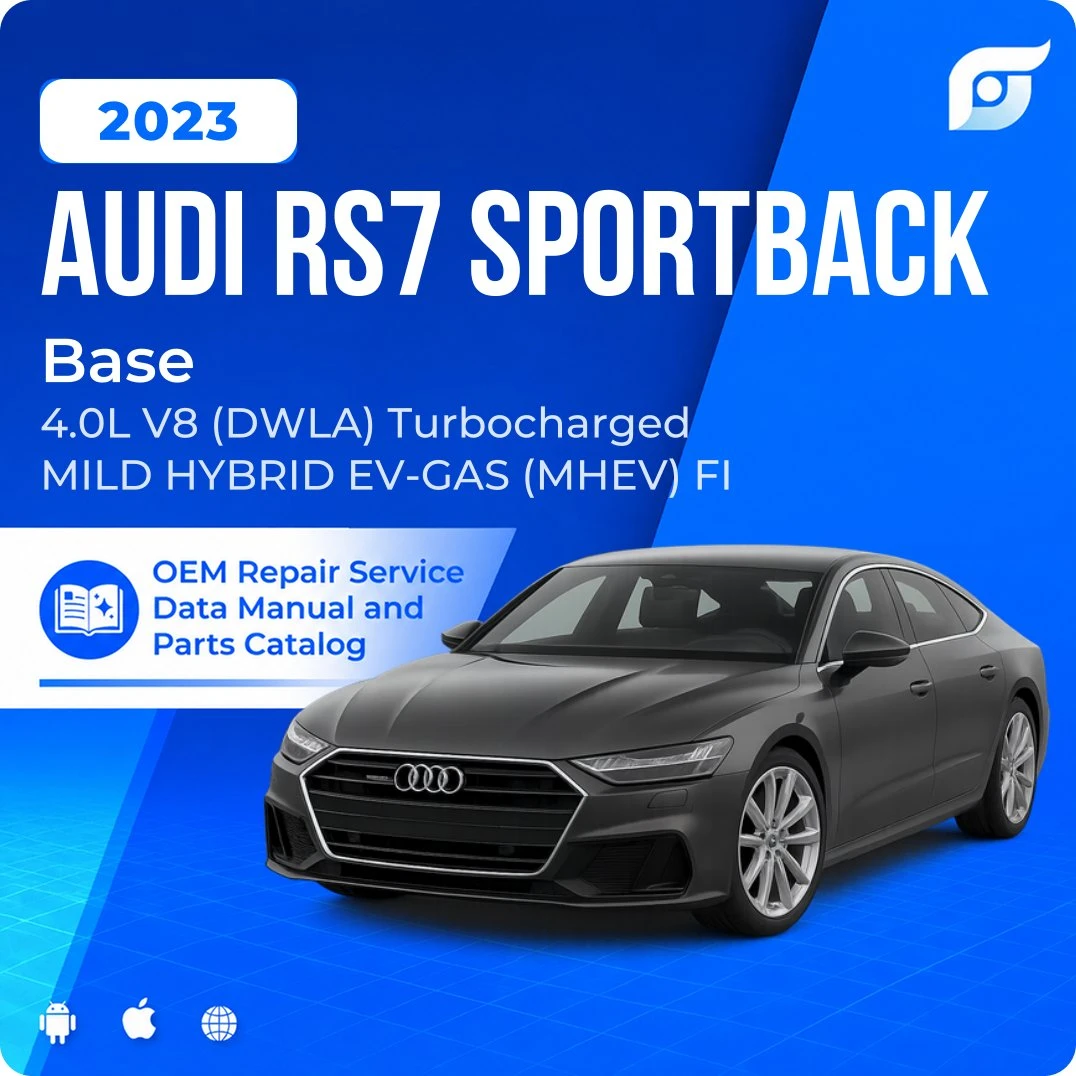 2023 Audi RS7 Sportback Base - OEM Repair Service Manual