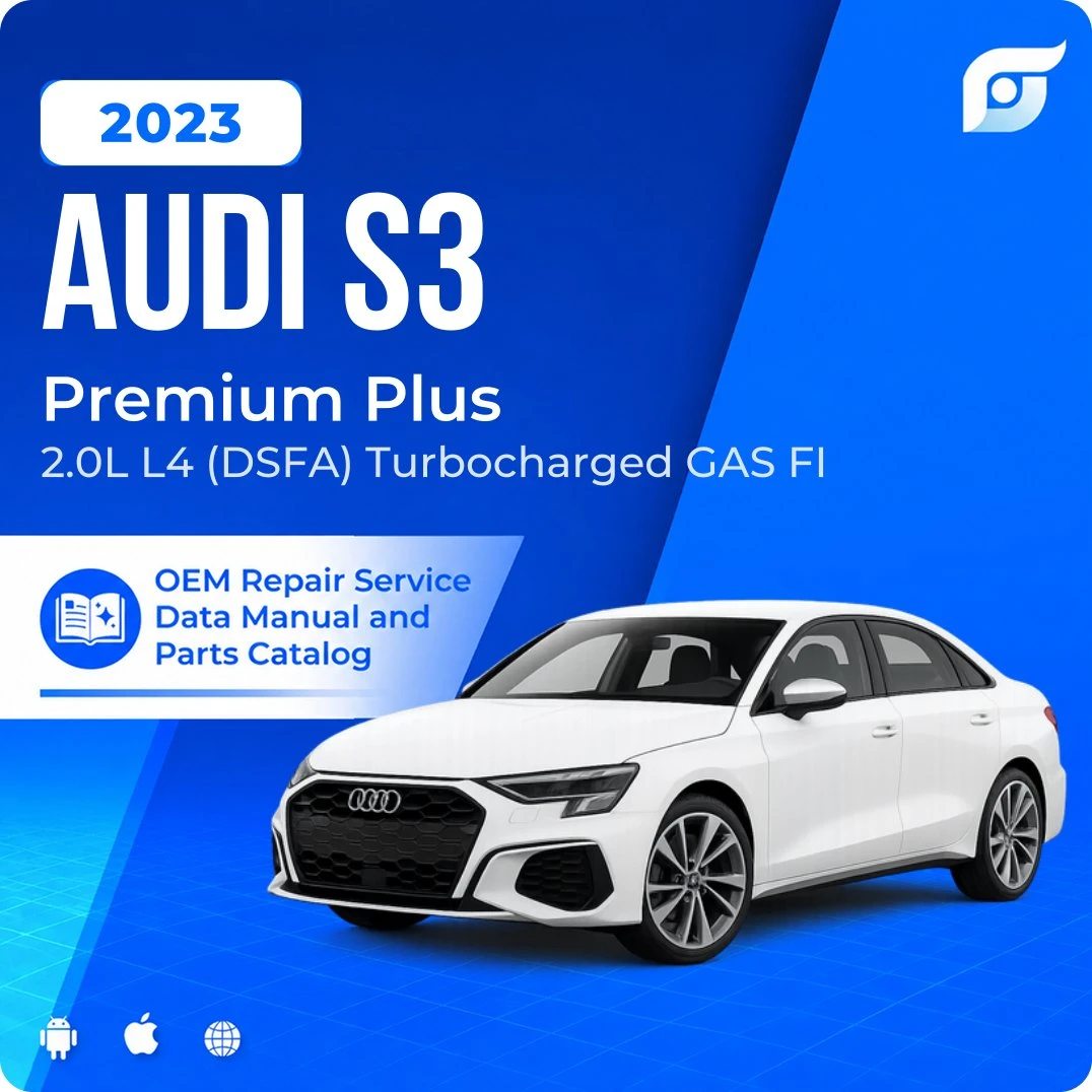 2023 Audi S3 Premium Plus - OEM Repair Service Manual