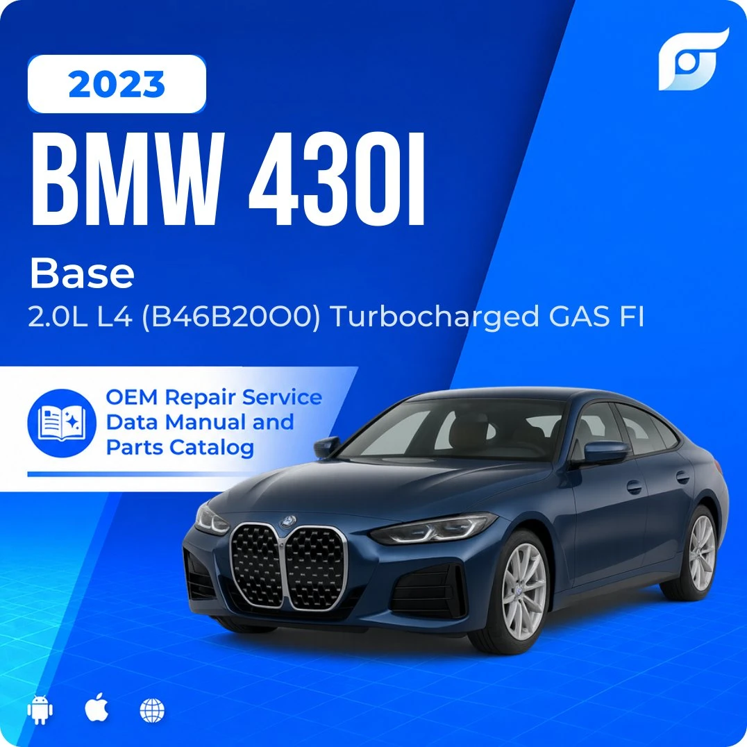 2023 BMW 430i Base - OEM Repair Service Manual