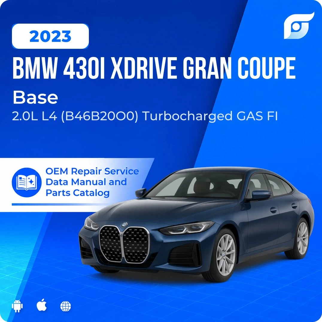 2023 BMW 430i xDrive Gran Coupe Base - OEM Repair Service Manual