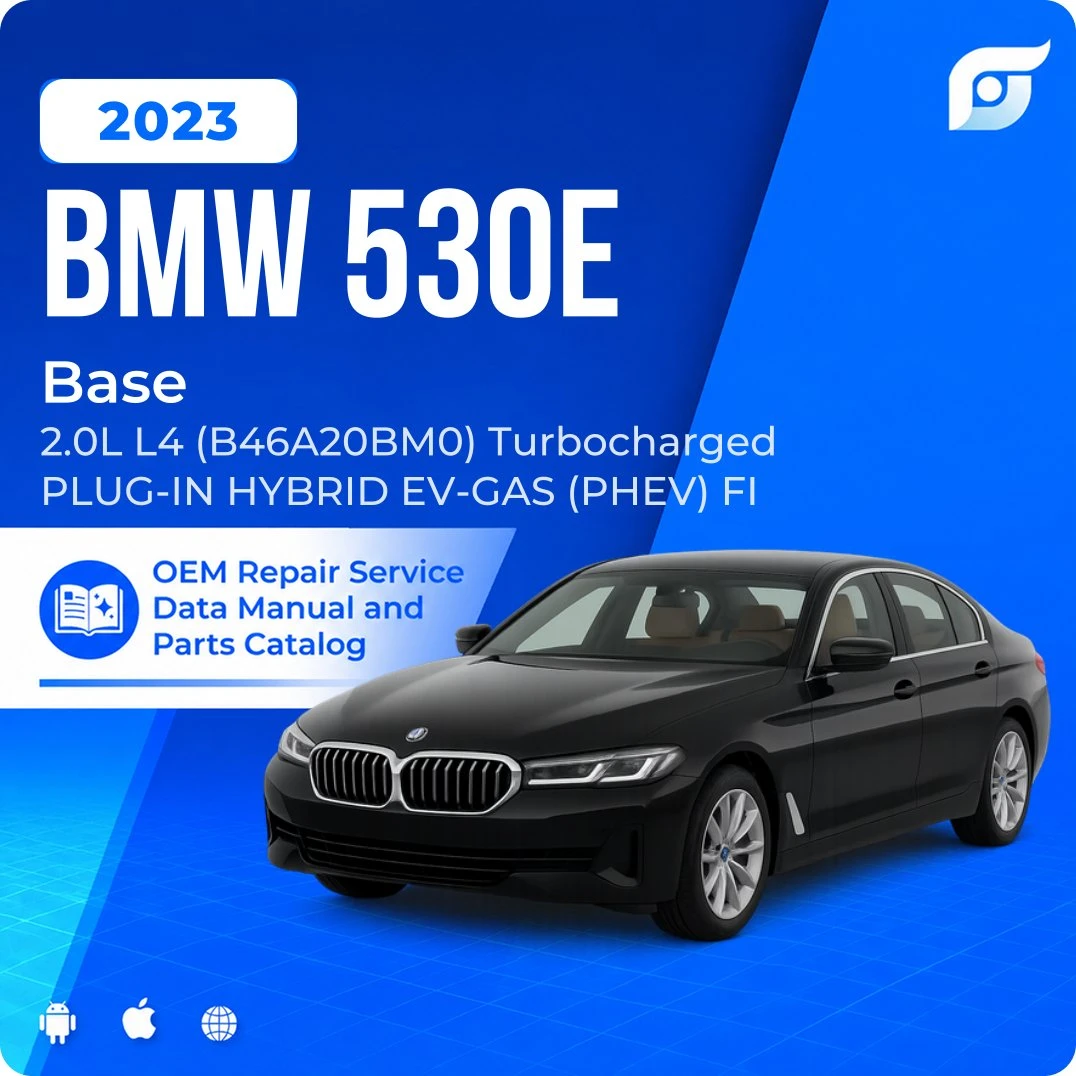2023 BMW 530e Base - OEM Repair Service Manual